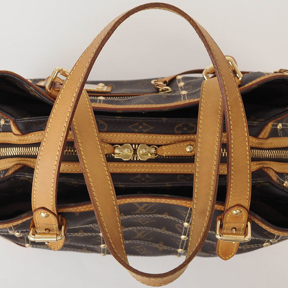 LOUIS VUITTON Brown Monogram Tote Bag - Picture 5 of 12